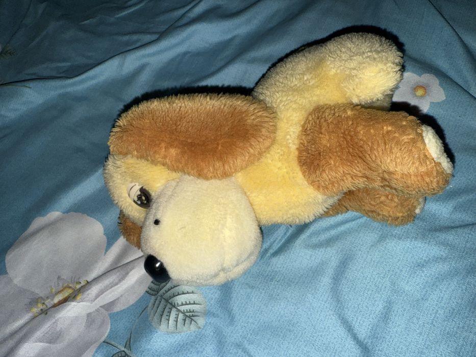 Мягкая,приятная на ощупь, игрушка животное собака