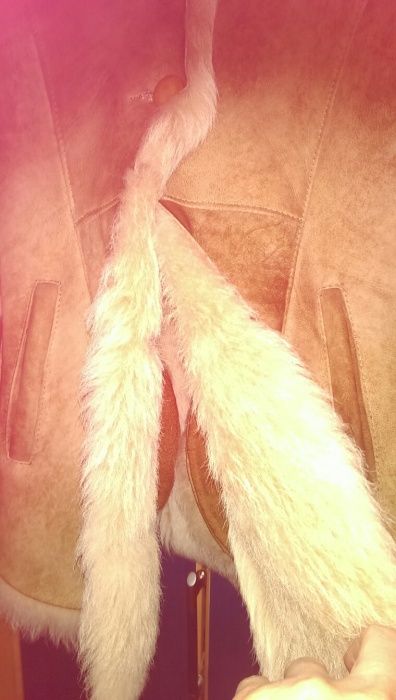 Кожух от естествена кожа испански специална порода агнета