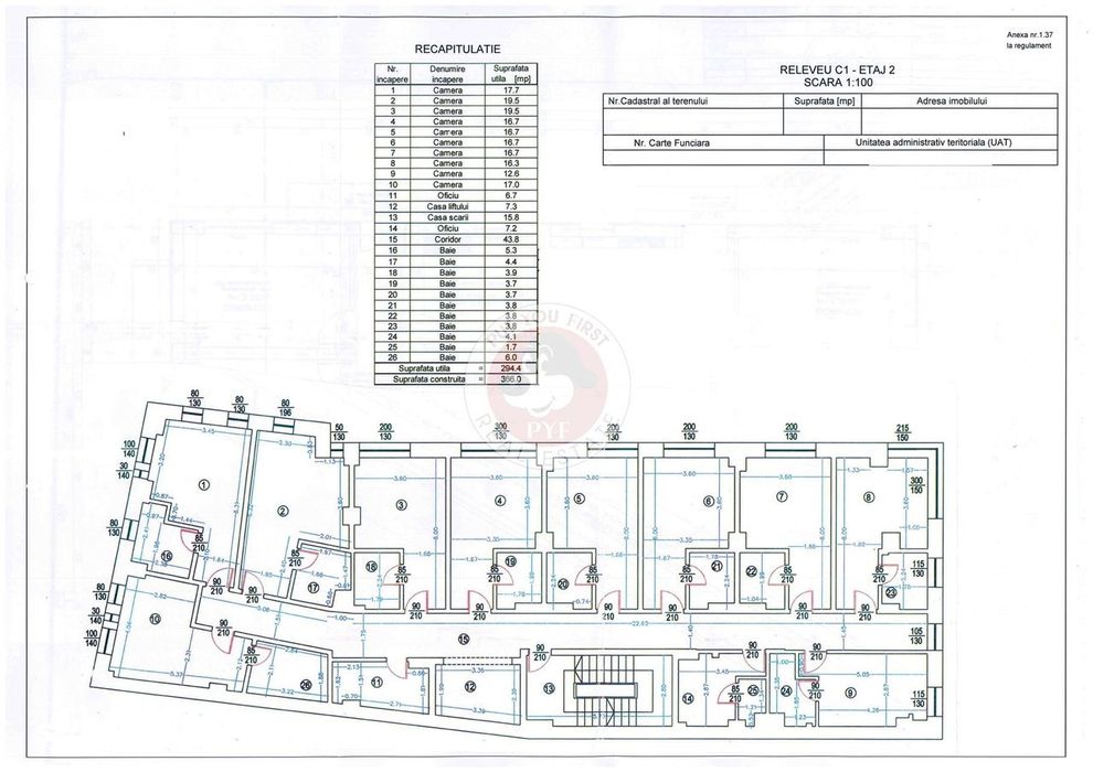 Plevnei I Imobil S+P+M+7E I 3058mp I 42 camere I B10544