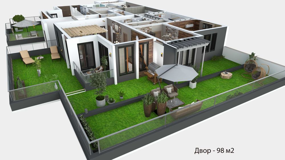 Продава се Четиристаен апартамент в София, Княжево - 159 кв.м за 1650 €/кв.м - Снимка #12