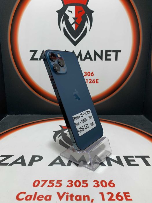 Zap Amanet Vitan - iPhone 12 Pro Max - Blue - 128Gb - 75%