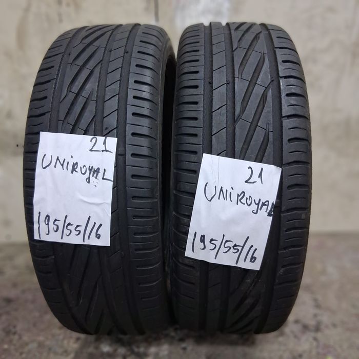 2×195/55/16 VARA.UNIROYAL 2021.Stare excelenta.