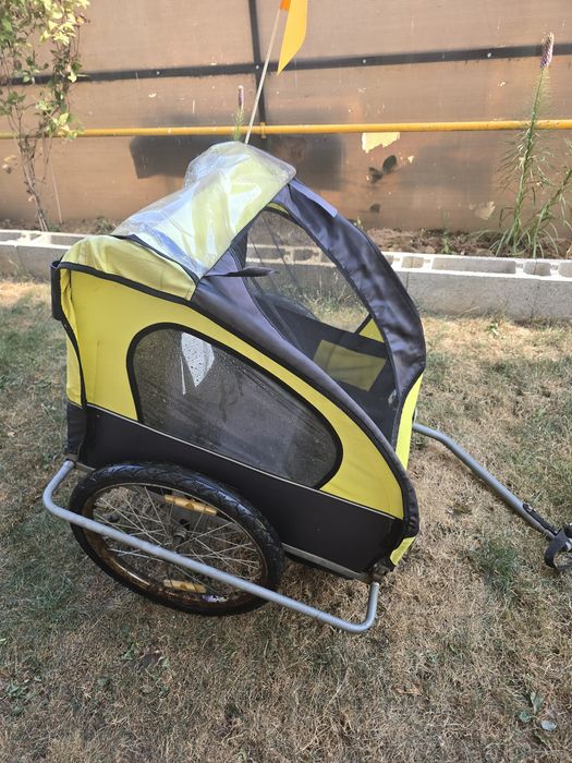 Remorca bicicleta copii