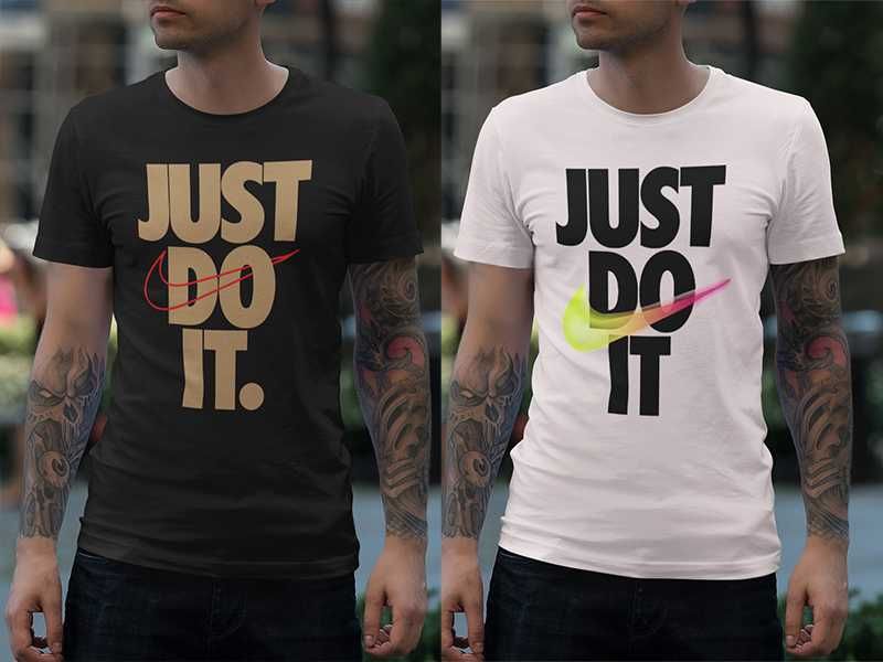 Мъжка тениска NIKE JUST DO IT принт Модели,цветове и размери