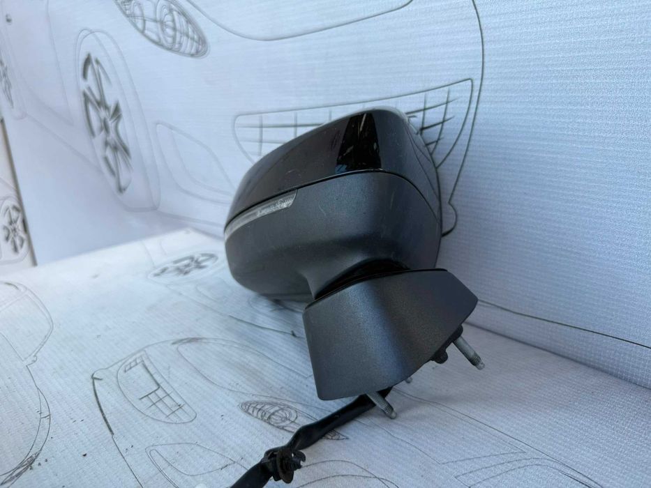 Oglindă Retrovizoare Dreaptă Electrică cu Rabatare și Semnalizare 6 Pini Audi A3 S3 8V 8V2857410F / 857410F 2017 / [2013-2019] / (5A3)