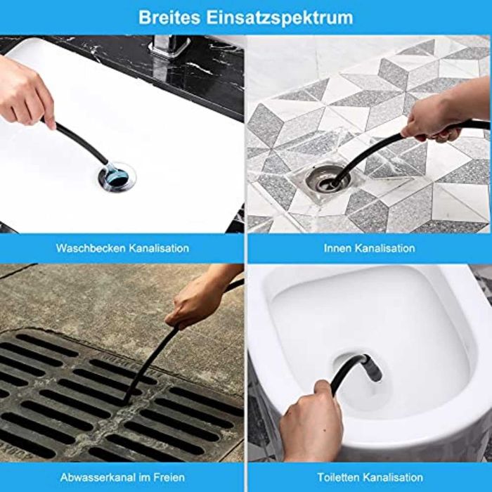 Маркуч за отпушване на канали за водоструйки Karcher, Lavor Bosch и др