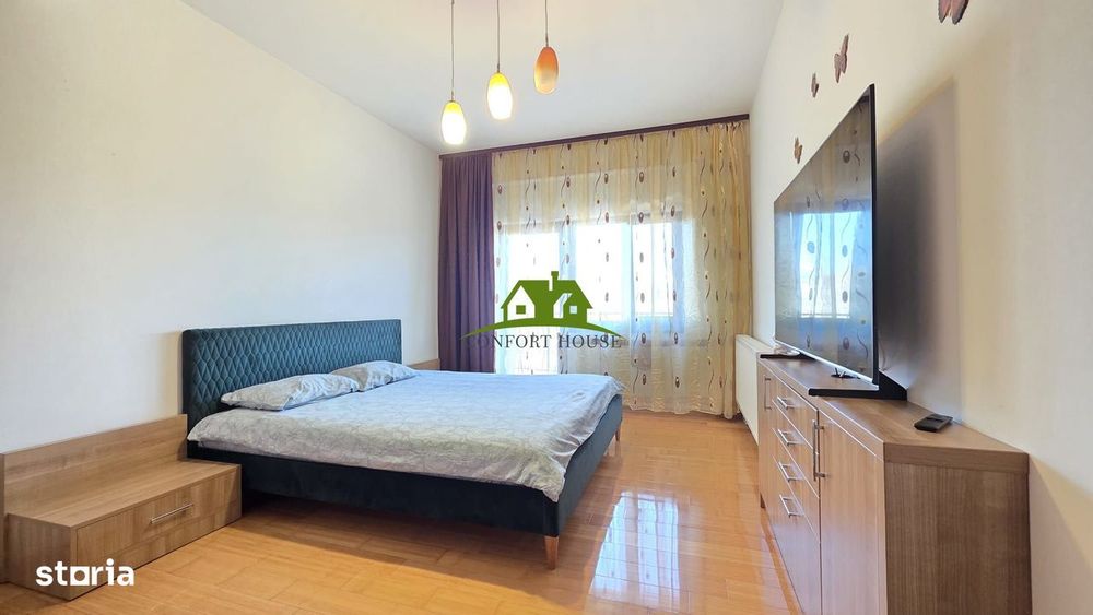 AP. 95mp la Et.2 cu 3 camere si 2 balcoane -complet utilat-zona Nord — fotografia 3