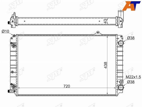 Радиатор Audi A8