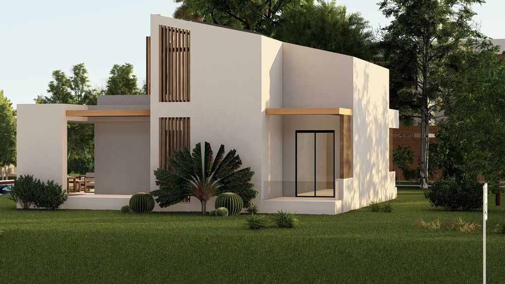 Продава нова 2 ет сграда 81м2 с вълшебна гледка море в Офринио, Гърция