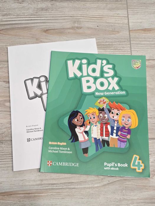Manual + Auxiliar lb. Engleză: Kid's Box 4 New Generation