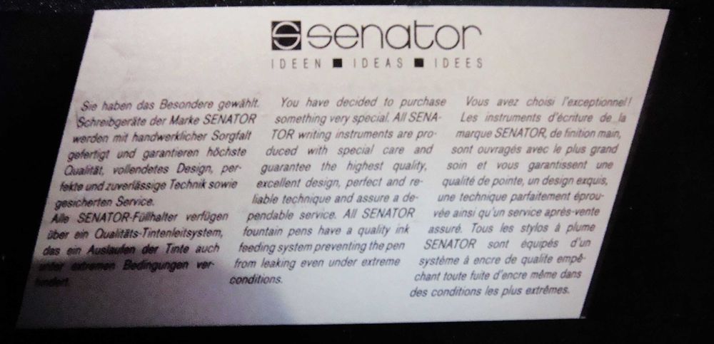 Комплект химикал и молив "Senator"