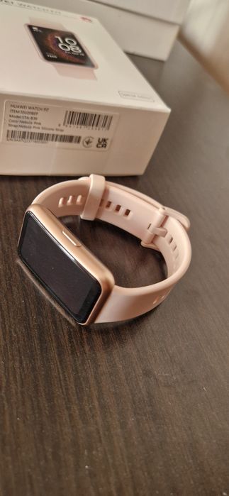 Смарт часовник Huawei Fit - розов