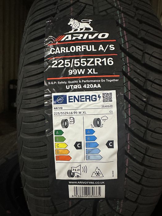 Нови Всесезонни Гуми Arivo Carlorful A/S 225/55R16 99W Xl Нов Dot
