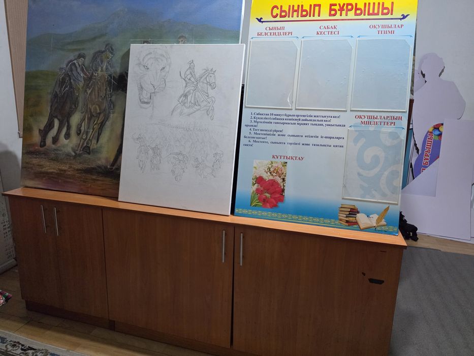 Принтер, компьютерный стол