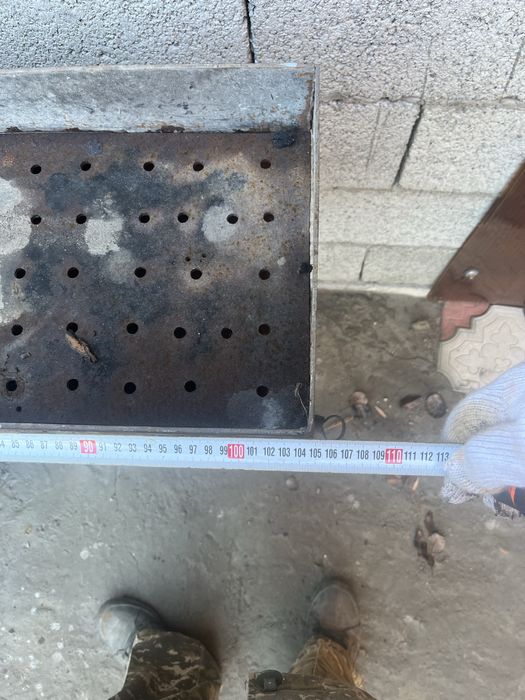 Мангал с толстостенного металла