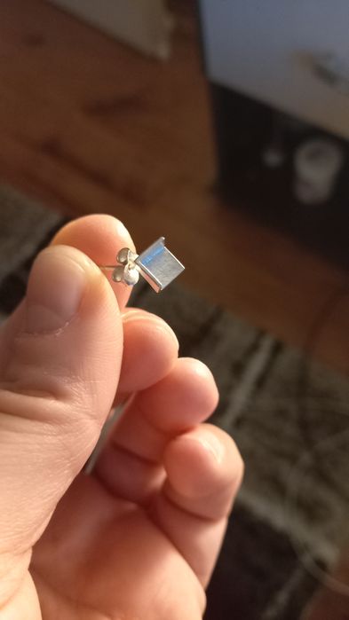 Сребърни обеци Геометрия