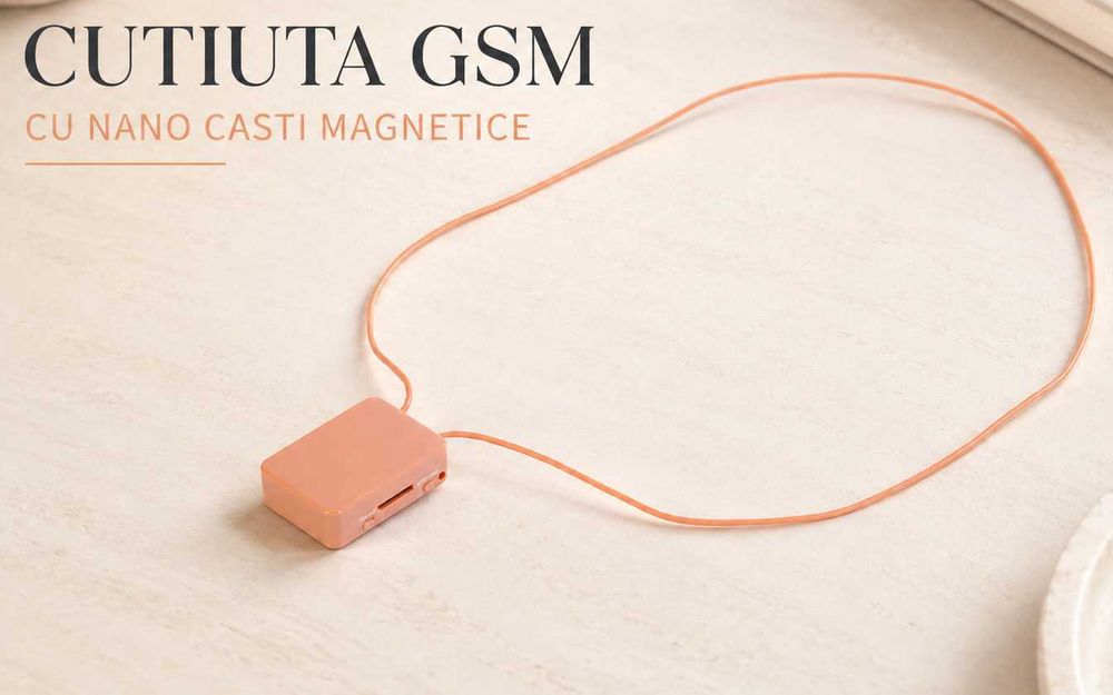 Cutie GSM/ Cutiuta Nedetectabila cu Casti Magneti/ Casca Copiat