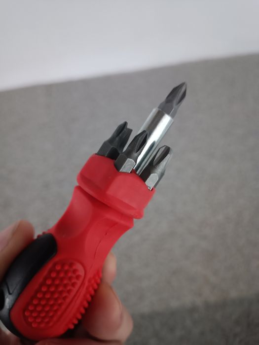 Set Șurubelniță scurta mâner siliconic