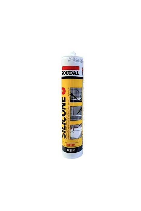 Soudal Silicone — черный универсальный силиконовый герметик
