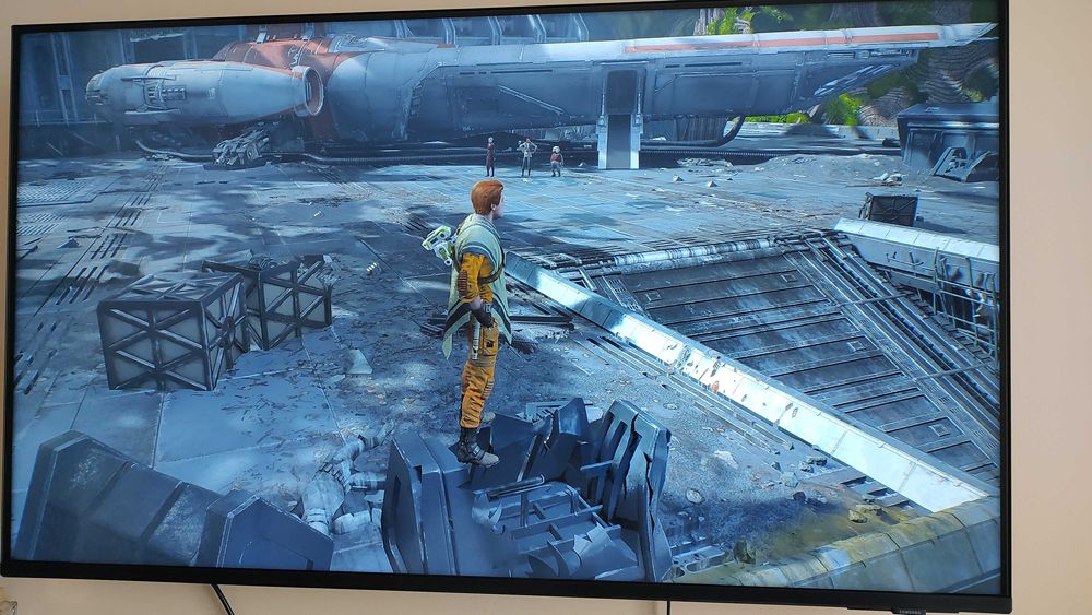 Playstation 4 PRO с два контролера и една игра