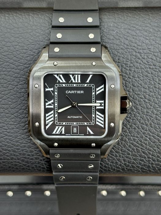 Cartier Santos Large Black