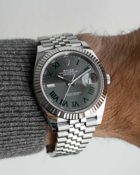 rolex datejust 41mm wimbledon