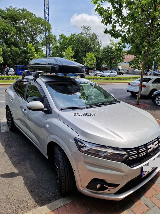 Bare portbagaj Dacia Logan 3, Sandero 3 / ALUMINIU AERO EDGE / NOI