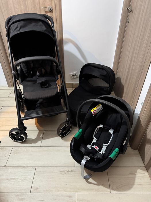 Carucior 3 in 1 Balios S Lux + Baza isofix One Cybex Aton