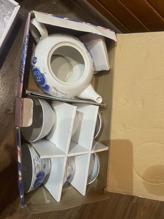 наборы чайные , рюмки