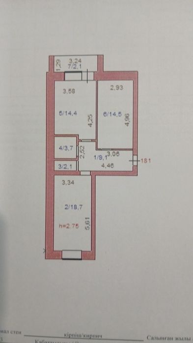 Продажа 2-ком. квартира полноценная в новом ЖК