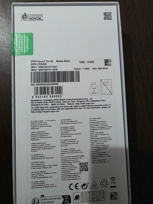 Vand Oppo Reno 12 Pro.12 gb ram,512 gb stocare