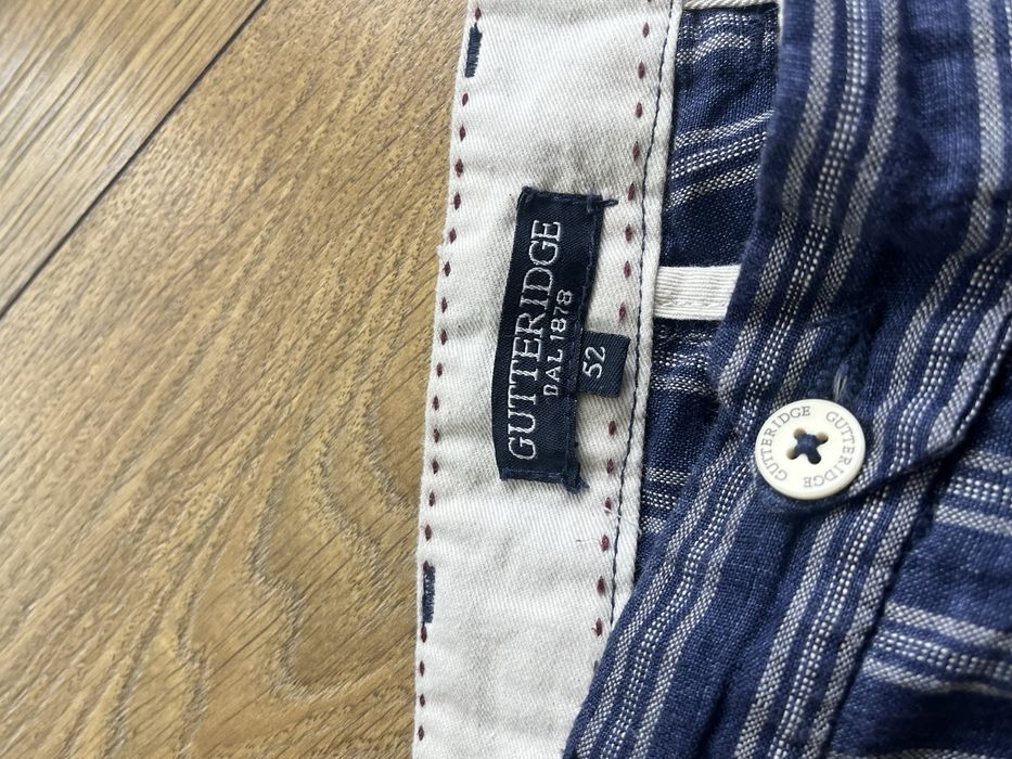 GUTTERIDGE 1878 - Made in ITALY   : 100% Лен размер 52-Л / Оригинал