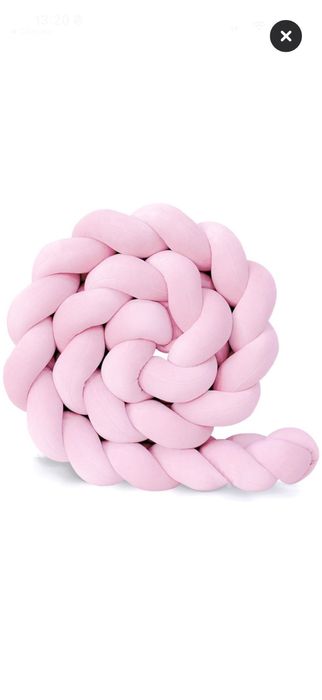 Aparatoare impletita roz 3 m groasa