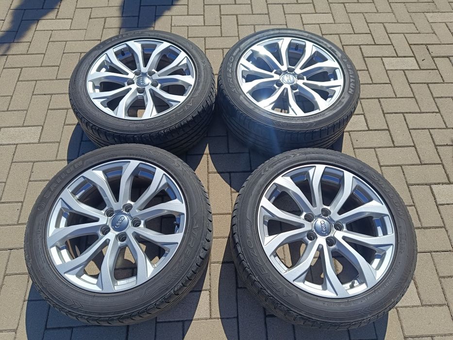 Jante Audi R17 cu anvelope 225 50 17 schimb cu 18