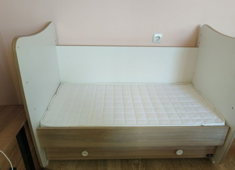 Бебешко легло Lorelli, ПОДАРЪК-двулицев матрак Ted