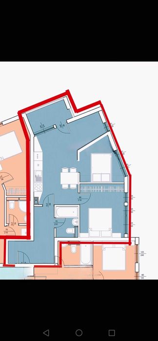 Тристаен в нова сграда Без такса