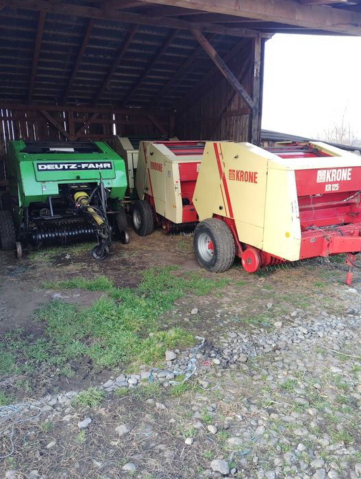 Presă balotiera rotundă Plasă+Ață/krone/Metal fach