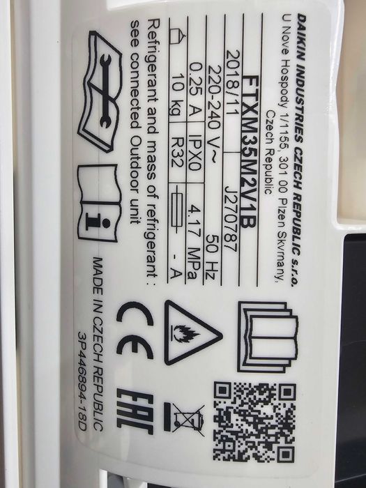 Климатик - Мултисплит Daikin с 2 тела - 3MXM68N2V1B - 24000 BTU