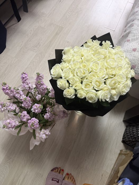 Цветы вчера подаренные