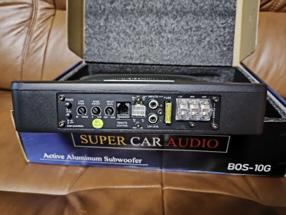 Сабвуфер BOS-MINI. Под сидение автомобиля. Новый.
