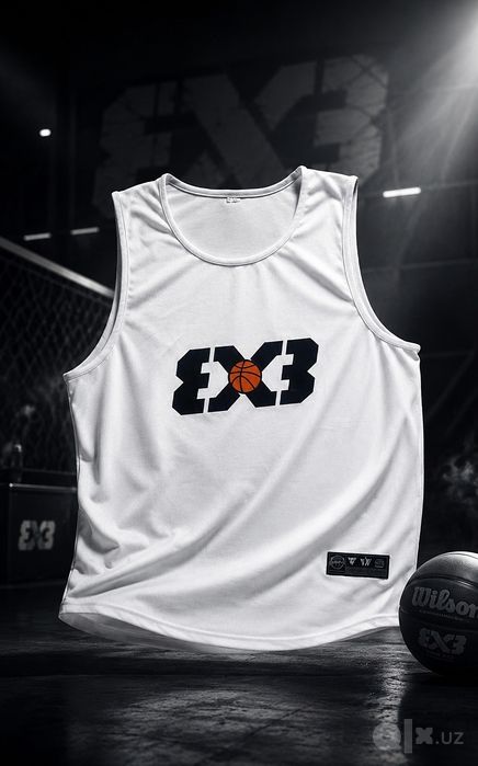 Спортивная Майка 3X3 Basketball. XXXL