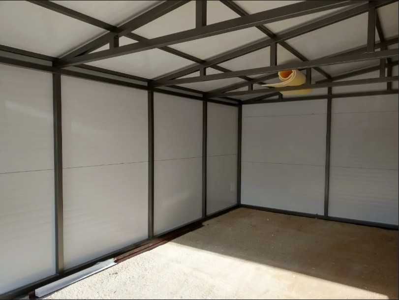 Гаражи, стоянки, парковки, мойки, боксы, мастерские из сэндвич-панелей