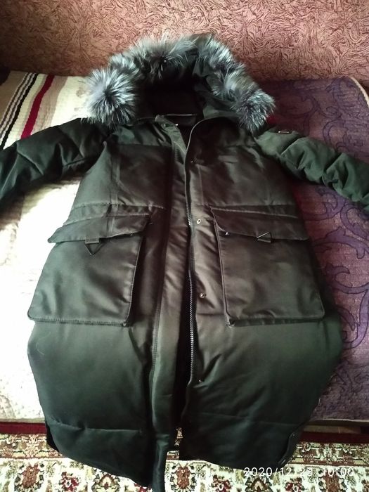 Куртка теплая длинная