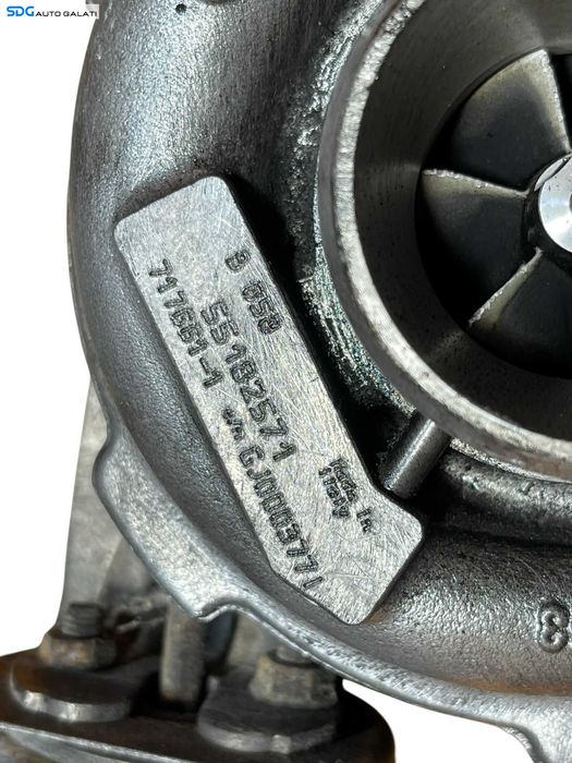 Turbo Turbina Turbosuflanta Alfa Romeo 156 2.4 JTD Multijet 120KW 129KW 841M000 841N000 841G000 2003 - 2006 Cod 55182571 [B3941]
