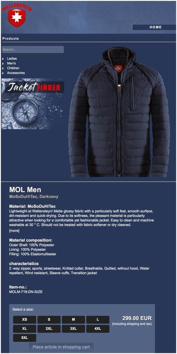 Wellensteyn Mol Jacket S