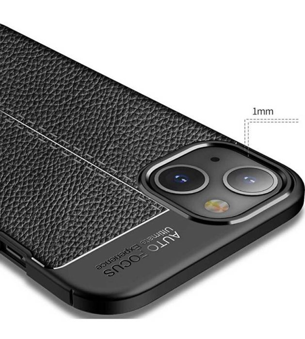 Husa Premium Antisoc model PIELE pentru iPhone 14 Pro , 14 Plus