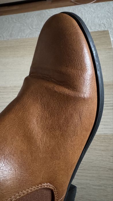 Ботинки кожаные, 37 р.