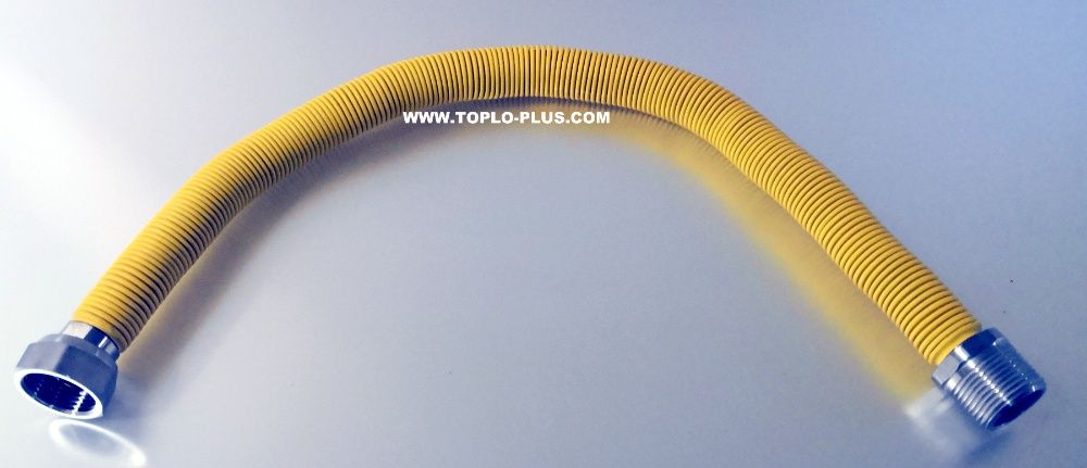 Мека връзка за газ 3/4 м/ж 300-600мм