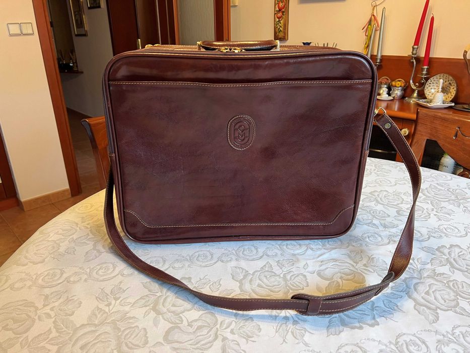 Мъжка кожена бизнес пътна чанта Marino Orlandi