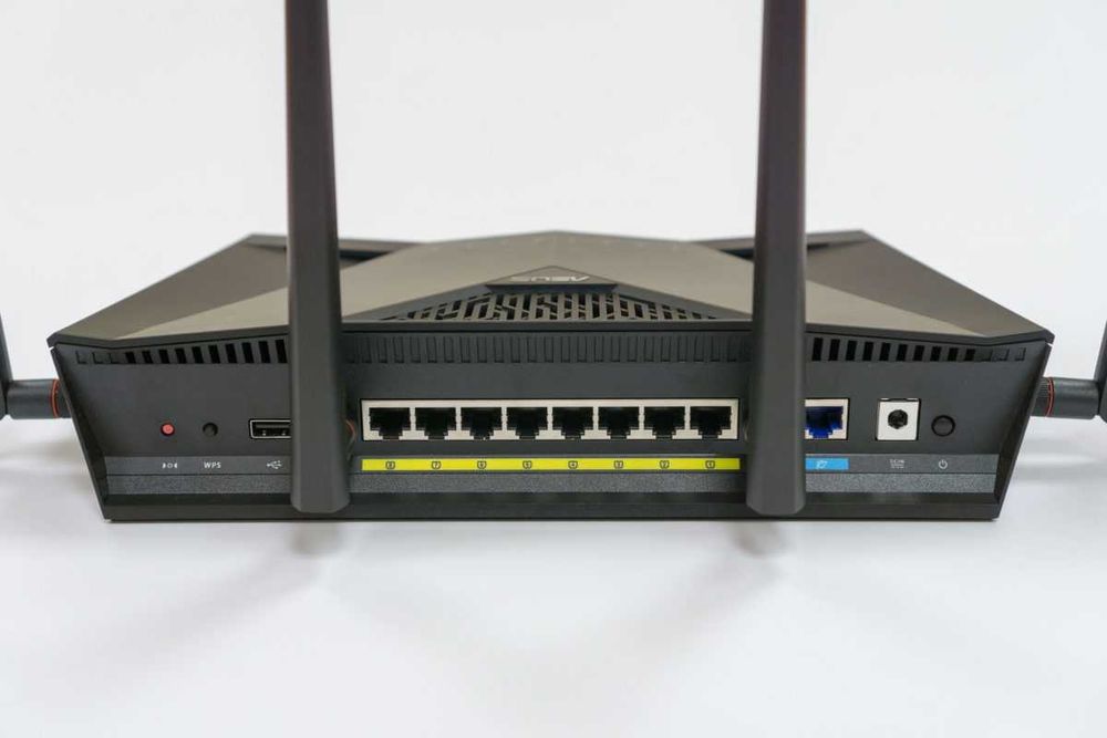Router Wireless ASUS Gigabit RT-AC88U Dual-Band 1000 + 2167 Mbps VPN Server USB 3.0 nou sigilat